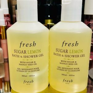 NWT Fresh Sugar Lemon Bath & Shower Gel, 2